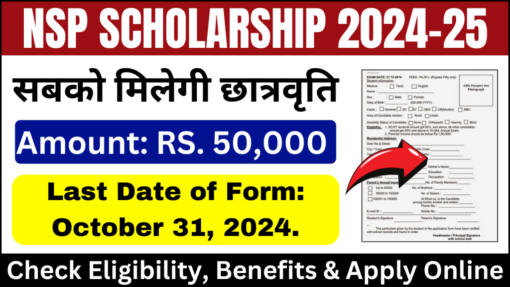 NSP Scholarship 2024-25