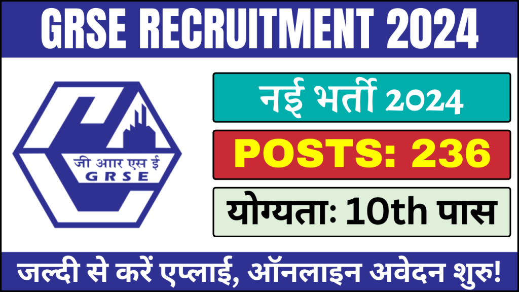 GRSE Recruitment 2024