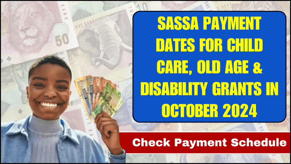 SASSA Payment Dates October