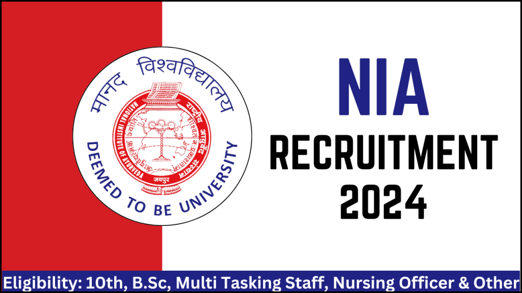 NIA Recruitment 2024