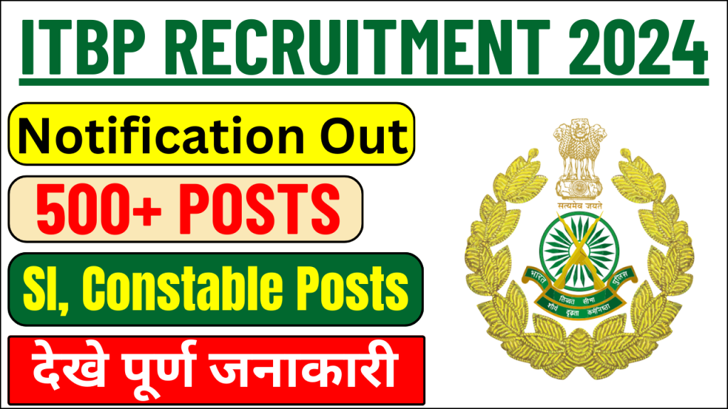 ITBP Recruitment 2024