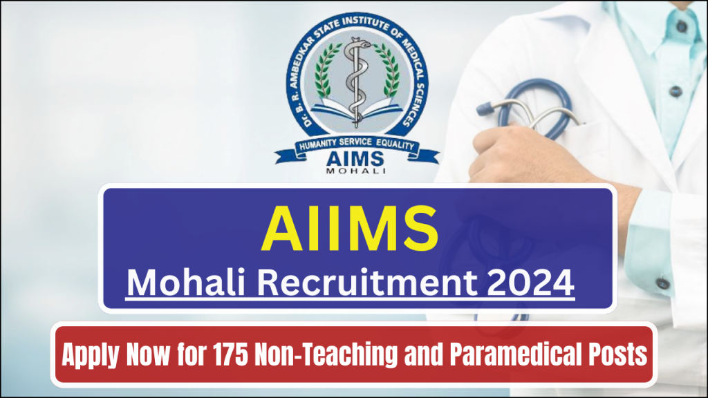 AIIMS Mohali Recruitment 2024